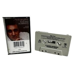 Placido Domingo Perhaps Love John Denver 1981 Cassette Tape CBS FMT 37243